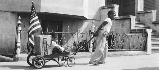 The Fillmore - boy pulling wagon