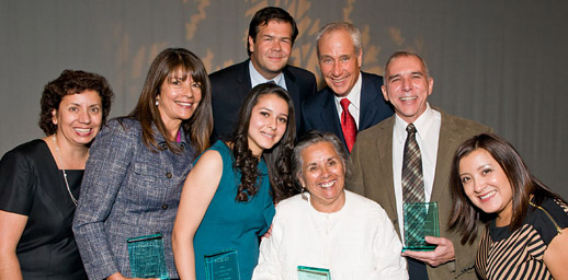 KQED CEO John Boland with 2012 Latino Heritage Heroes