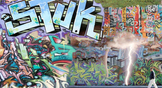 Digital mural by Cevasti, Pittsburgh, CA. &ndash; 09