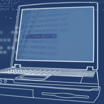drawing of computer