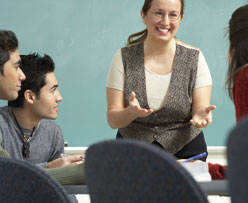 instructors teaching class
