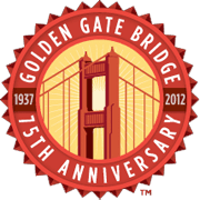 Golden Gate Bridge 75th Anniversary logo