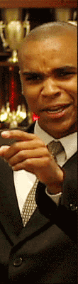 a young man acting