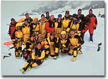 The group of climbers before taking on the mountain
