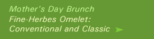 Fine-Herbes Omelet: Conventional and Classic