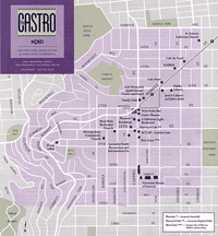 Map of the Castro