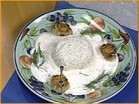 Fromage Blanc Jean-Victor with Roasted Garlic